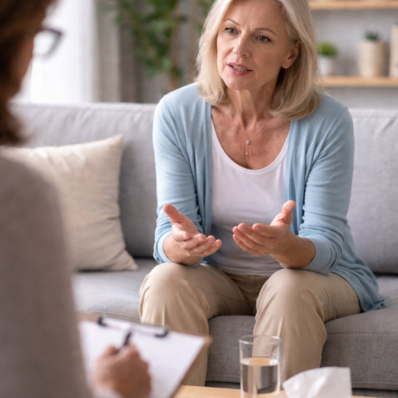 Woman Counseling Setting